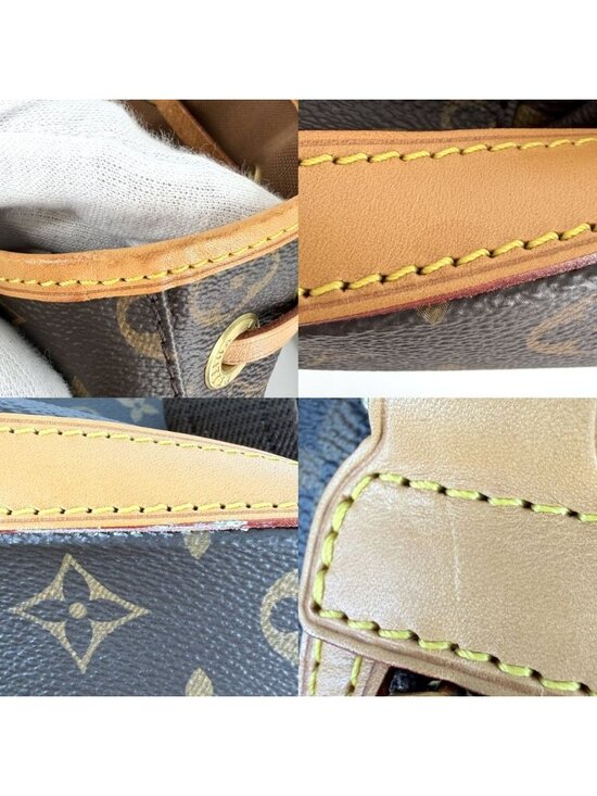 Louis Vuitton Backpack Sac a Dos Bosfall Monogram Canvas Brown Gold Vintage main image 8